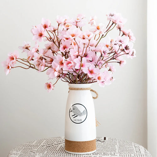 lot de 3 fleurs artificielles en soie pour mariage et décoration intérieure - vue 3 sur 8