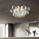 plafonnier led design en verre luminaire décoratif d'intérieur