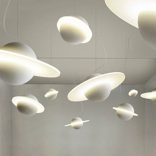 suspension moderne créative en bois pour décoration intérieure - vue 2 sur 11