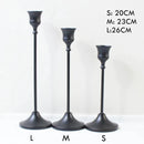 lot de 3 bougeoirs en métal décoration élégante pour mariage et fêtes