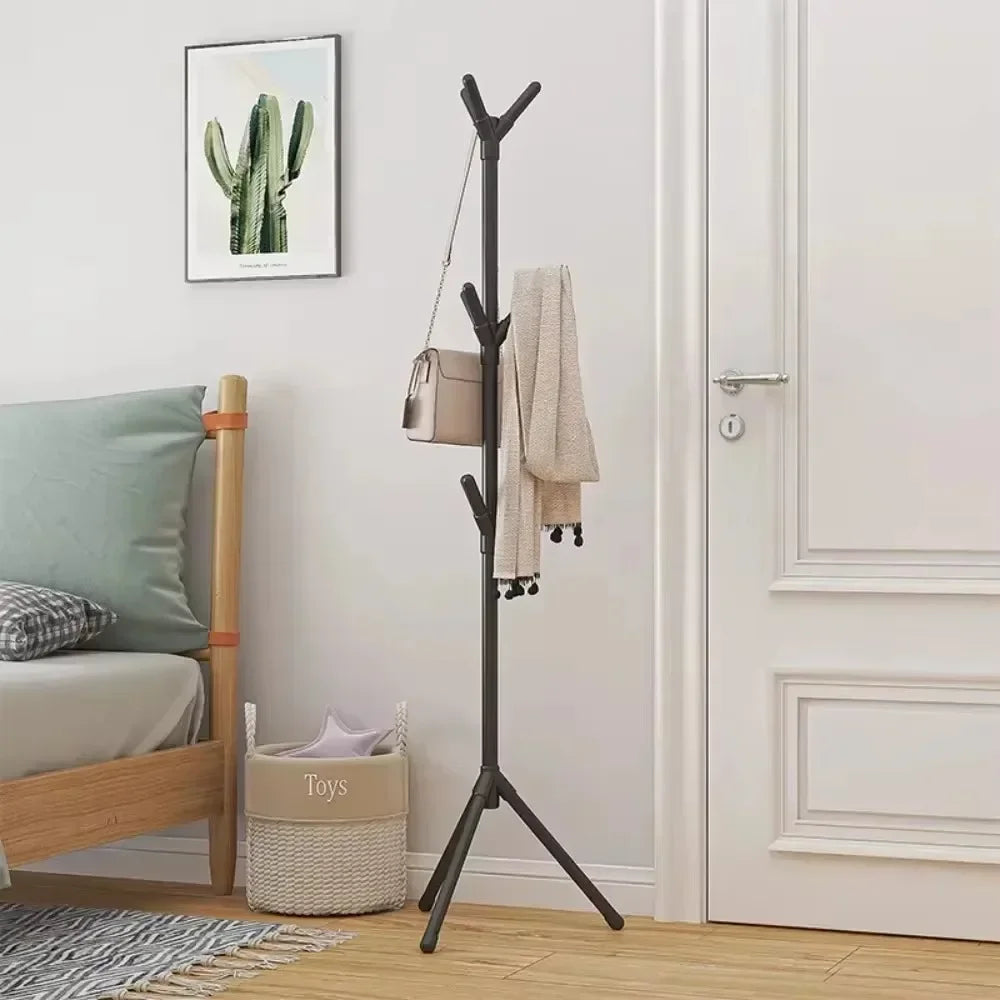 porte-manteau sur pied avec crochet pratique pour rangement efficace - vue 4 sur 9