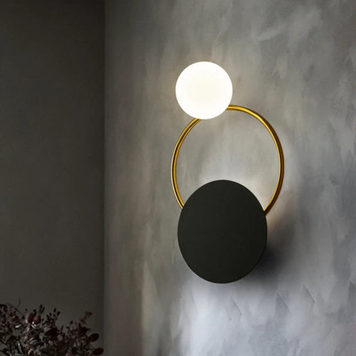 applique murale led nordique postmoderne en fer luminaire décoratif d'intérieur - vue 4 sur 8