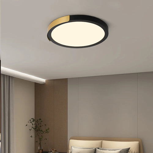 simple led trois anti-plafonnier rond maison lampe - vue 5 sur 12