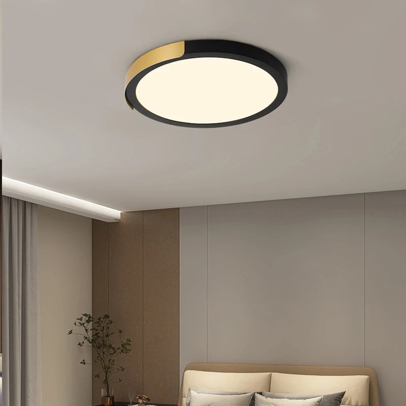 simple led trois anti-plafonnier rond maison lampe - vue 5 sur 12