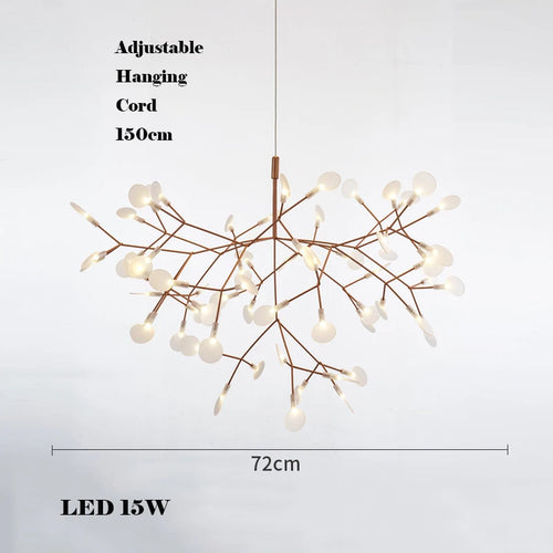 lustre créatif en acier inoxydable et acrylique pour décoration intérieure - vue 9 sur 18