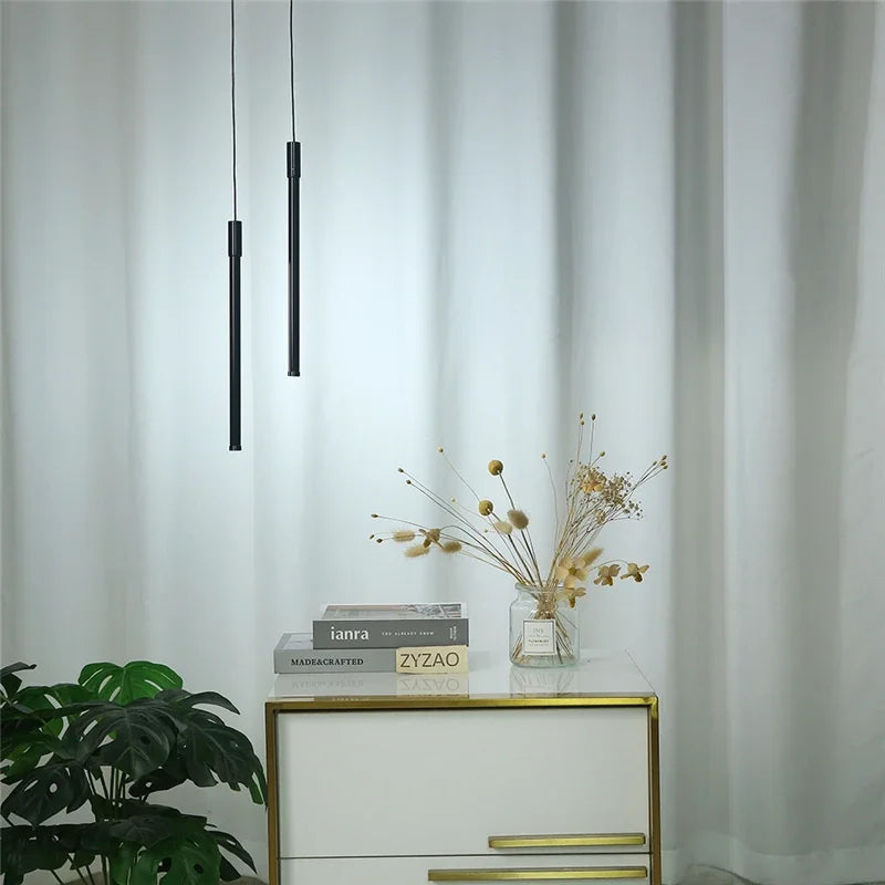 lustre décoratif nordique à double tête pour bar - vue 3 sur 7