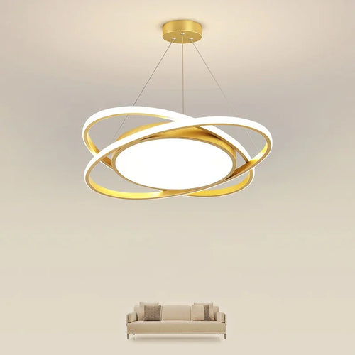 plafonnier led suspendu design moderne pour intérieur décoratif - vue 2 sur 18