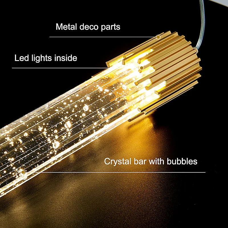 Suspension en cristal de luxe pour décoration intérieure - vue 5 sur 22