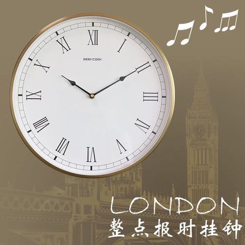 horloge murale de luxe moderne silencieuse pour intérieur - vue 3 sur 13