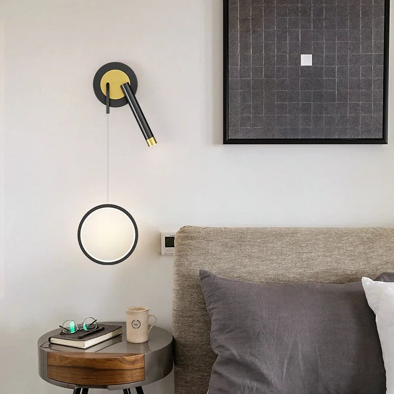 appliques murales led modernes à double tête décoratives pour la maison - vue 2 sur 14