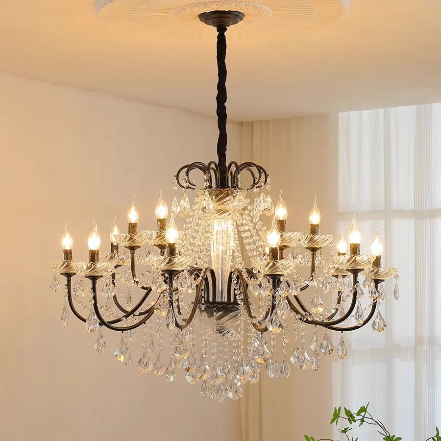lustre moderne en cristal pour décoration intérieure élégante - vue 1 sur 11