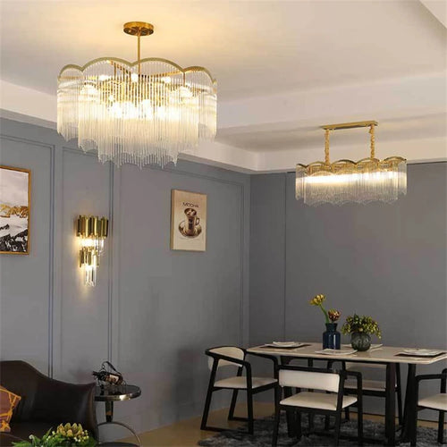 lustre en cristal moderne design luxe pour intérieur - vue 3 sur 10