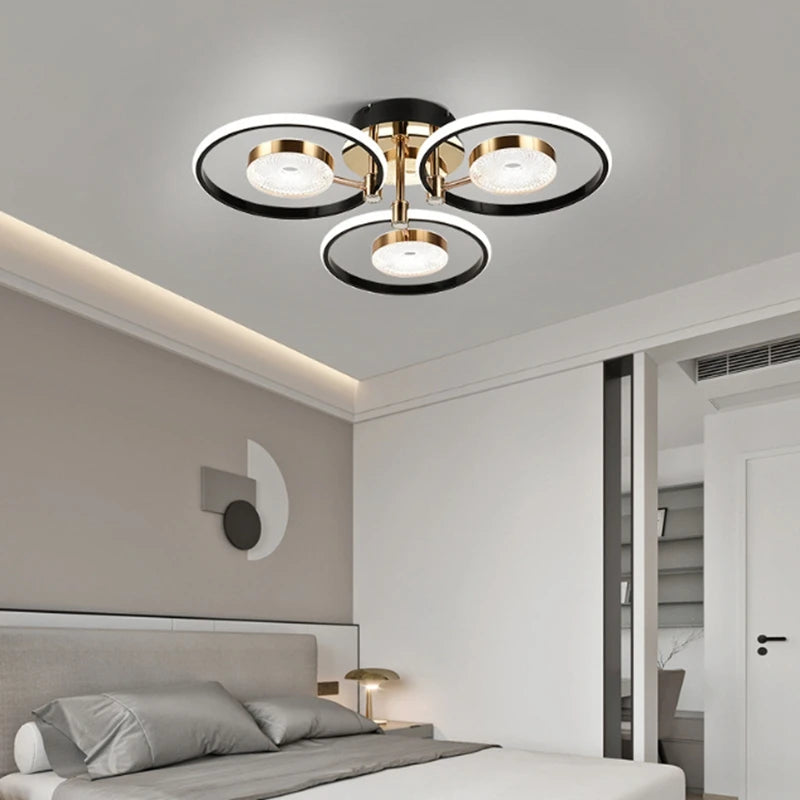 plafonnier design moderne lumineux et décoratif pour intérieur élégant - vue 4 sur 12