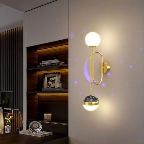 applique murale led pour enfants étoile luxe éclairage intérieur - vue 2 sur 9