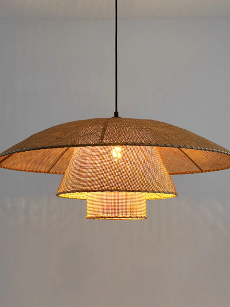lustre japonais personnalisé pour décoration zen et ambiance raffinée - vue 5 sur 9