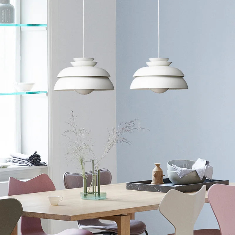 suspension design scandinave moderne à led - vue 3 sur 8