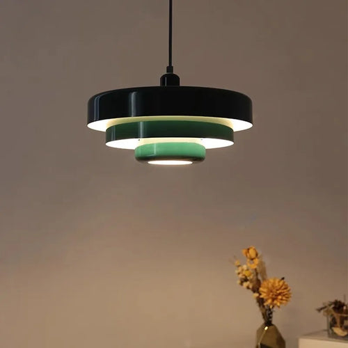 Suspension LED nordique à 3 couches - vue 2 sur 9