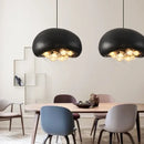 lustre suspendu minimaliste style wabi sabi avec éclairage led