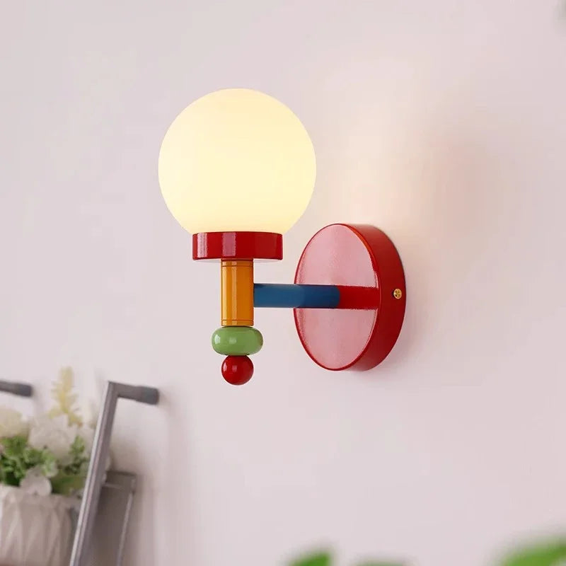 lustre macaron led pour chambre enfants garçons filles éclairage décoratif - vue 6 sur 10