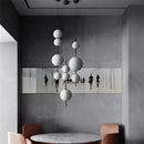 suspension en perles design pour décoration intérieure moderne