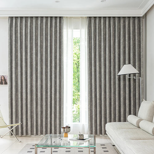 Rideau occultant floral moderne pour salon et chambre - vue 3 sur 9