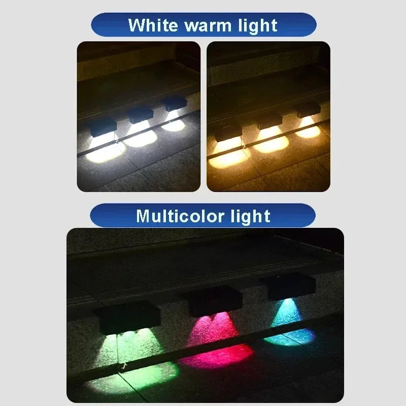 applique murale solaire à led pour extérieur jardin et éclairage décoratif - vue 4 sur 10