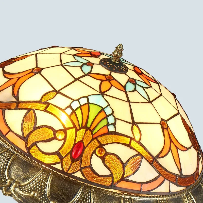 plafonnier baroque en verre de bohême pour décoration moderne - vue 4 sur 8