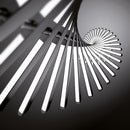 Lustre design LED en baguette lumineuse Bilbao