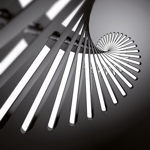 Lustre design LED en baguette lumineuse Bilbao - vue 7 sur 15