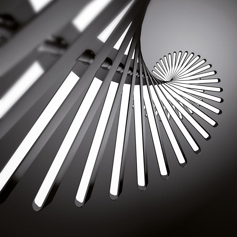 Lustre design LED en baguette lumineuse Bilbao - vue 6 sur 15