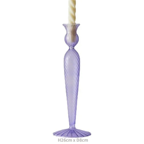 bougeoirs décoratifs en verre pour mariage et décoration intérieure - vue 25 sur 32