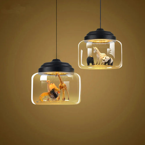 suspension en verre animaux dessin animé pour décoration intérieure - vue 11 sur 10