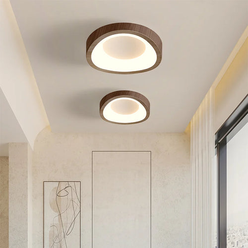Plafonnier LED nordique pour salon - vue 7 sur 30