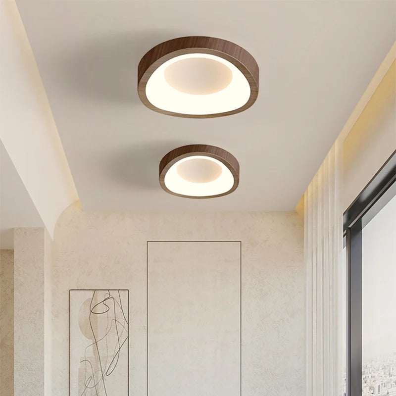 Plafonnier LED nordique pour salon - vue 6 sur 30