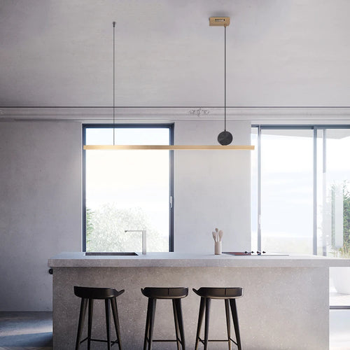 suspension led en acier inoxydable pour décoration moderne - vue 2 sur 8