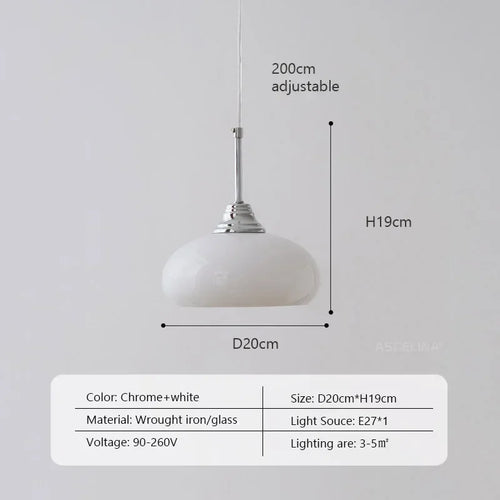 suspension en métal et verre style nordique pour intérieur décoratif - vue 11 sur 10