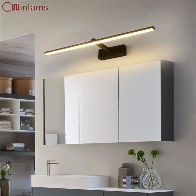 miroir phare armoire salle de bain avec lumière led - vue 1 sur 8