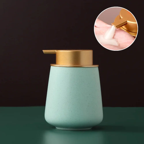 distributeur de savon portable en céramique 400 ml pour soins personnels - vue 29 sur 30