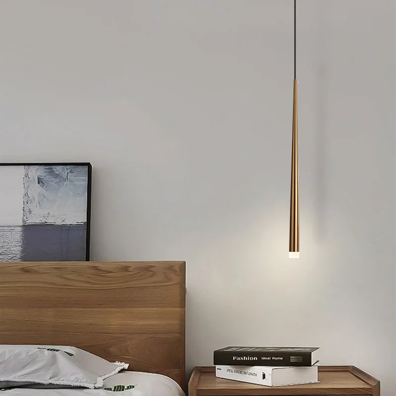 lampes suspendues led design nordique moderne décoratives - vue 4 sur 8