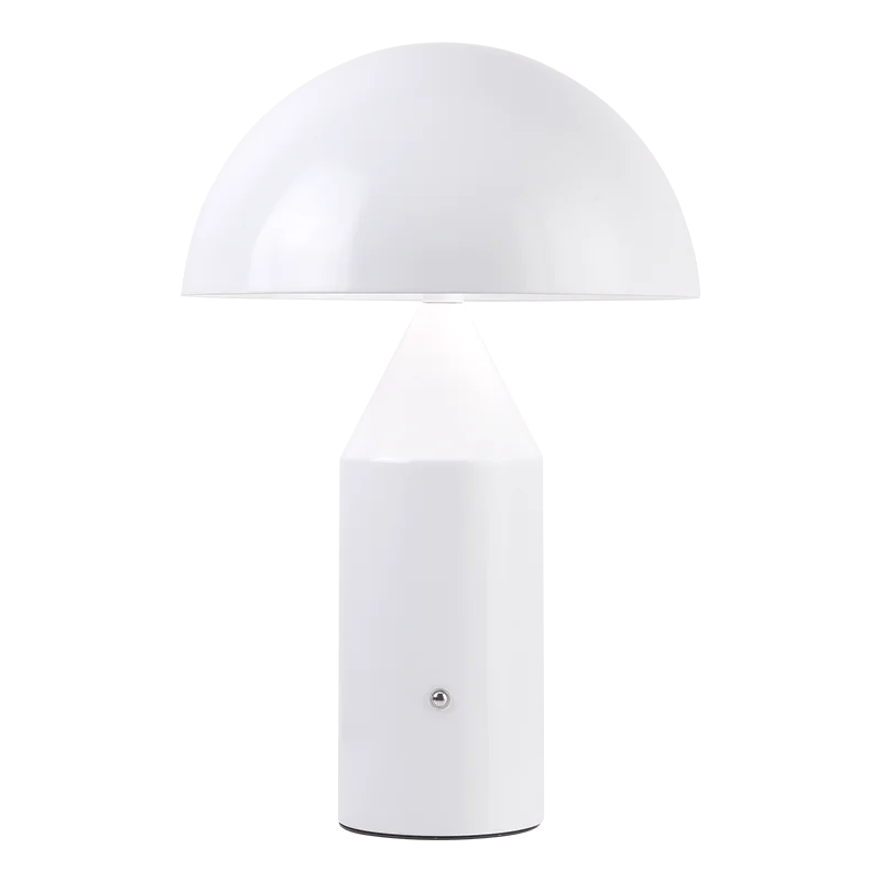 Lampe de table Portable lampe champignon led rechargeable interrupteur tactile veilleuse salle à manger chambre lampe de chevet - vue 8 sur 9