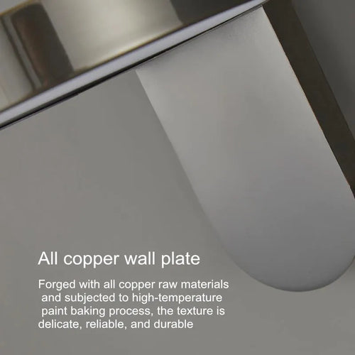 applique murale en cuivre design moderne et épuré - vue 5 sur 8