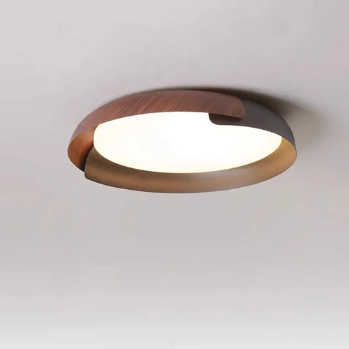 Plafonnier LED en forme de bois au design nordique moderne - vue 2 sur 12