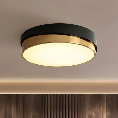 lustre doré led de luxe moderne pour éclairage intérieur - vue 2 sur 7
