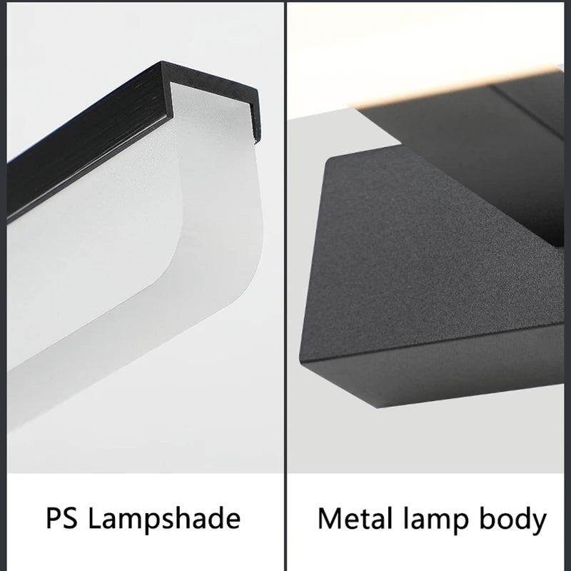 lampe led moderne pour miroir de vanité et vestiaire - vue 6 sur 23
