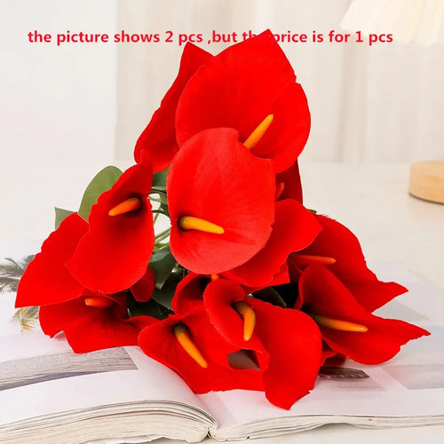 bouquet de lys calla artificiels pour décoration d'événements festifs - vue 12 sur 12
