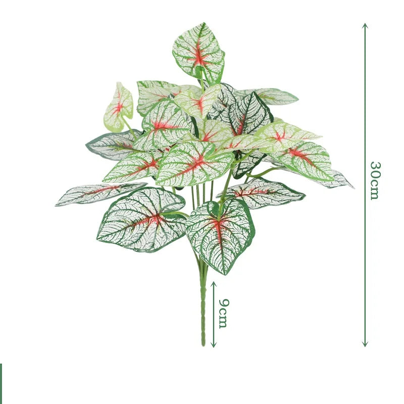 feuilles de bambou dieffenbago en soie pour décoration élégante - vue 14 sur 32