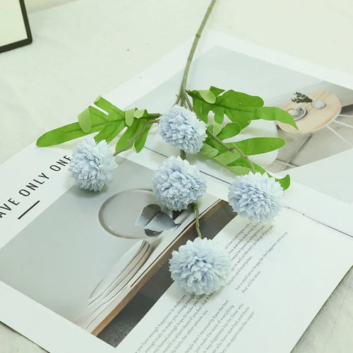 branche de chrysanthème artificielle pour décoration florale élégante - vue 15 sur 14