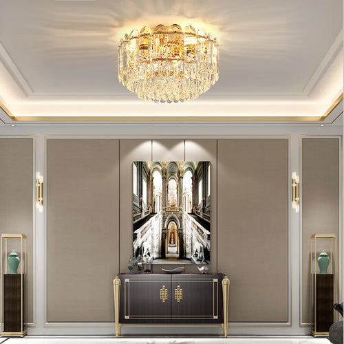 plafonnier led smokey gris luxe moderne déco intérieur salon collection 2023 - vue 6 sur 28