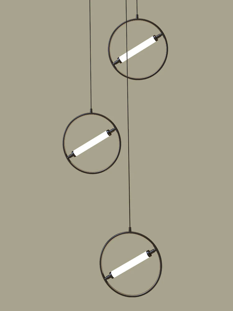 lustre à led moderne pour un éclairage nordique élégant - vue 5 sur 15
