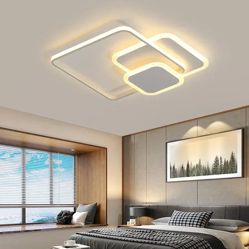 lustre moderne à leds pour décoration intérieure lumineuse - vue 4 sur 10